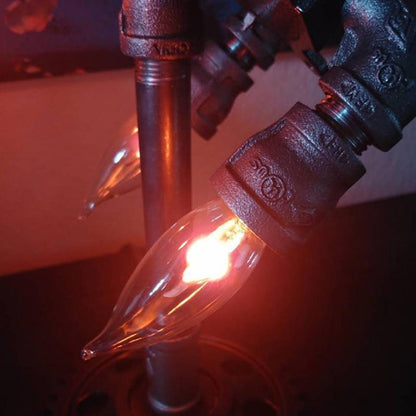 Retro Industrial Style Desk Lamp with Metal Shade
