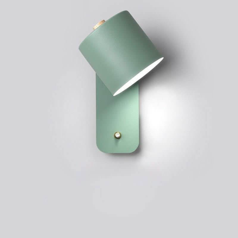 Simple White LED Wall Lamp with On/Off Switch - Halri