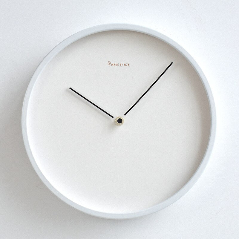 Simple Nordic Wooden Wall Clock Skara