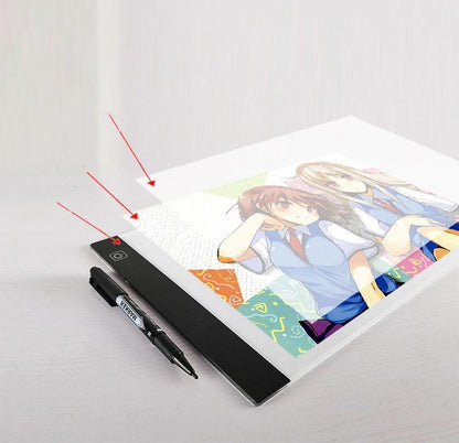 Colorful LED Kids Drawing Tablet