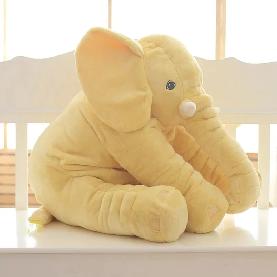 Soft Plush Baby Elephant Pillow