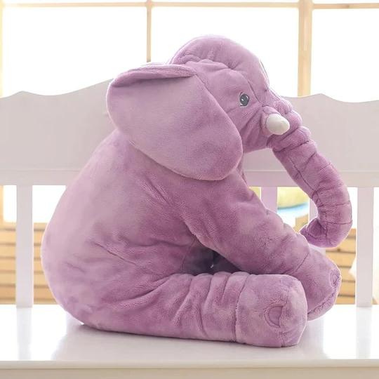 Soft Plush Baby Elephant Pillow