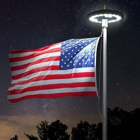 Bright Solar Powered Flag Light