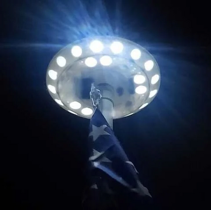 Bright Solar Powered Flag Light