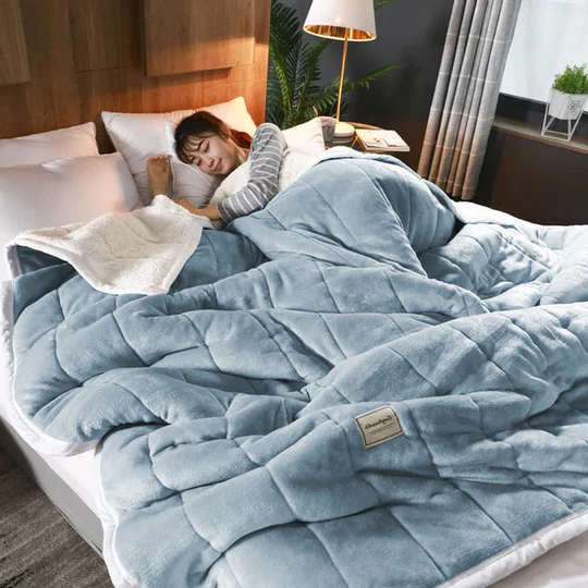 Plush Big Faux Fur Throw Blanket - Halri