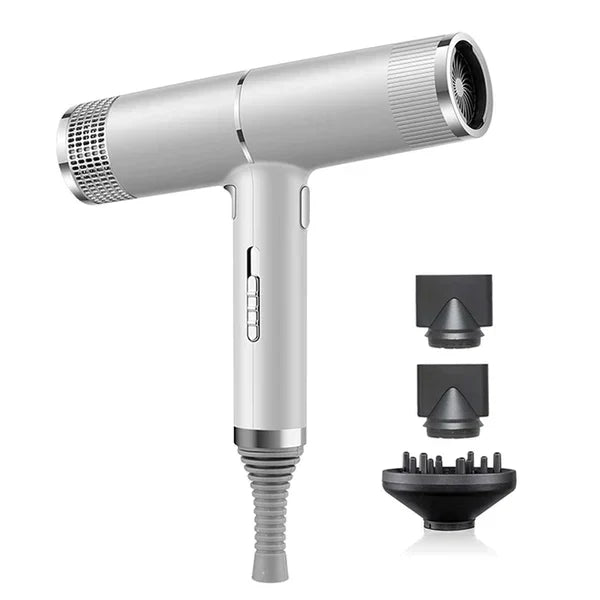 Fast Ionic Hair Dryer with Diffuser and Nozzles