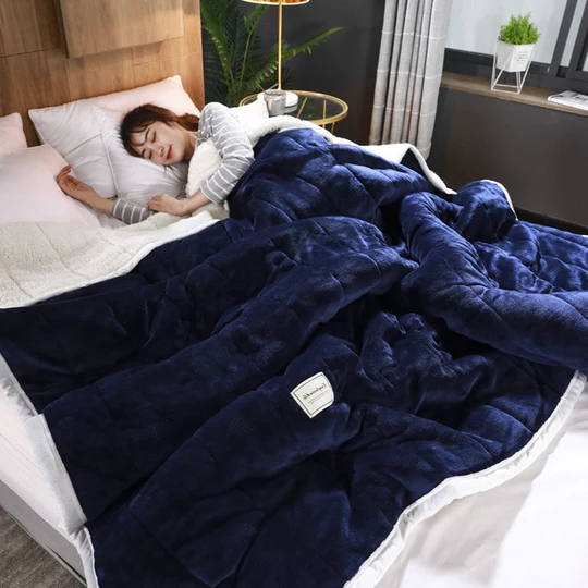 Plush Big Faux Fur Throw Blanket