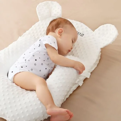 Soft Baby Sleep Pillow: Safe Anti Roll Support
