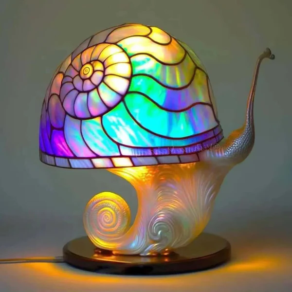 Colorful Glass Indoor Table Light