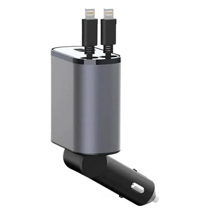 Compact 4 Port USB Car Charger - Halri