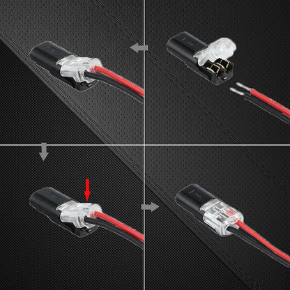 Secure Locking Wire Connectors with Quick Release