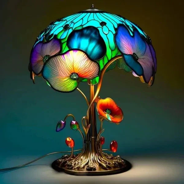 Colorful Glass Indoor Table Light
