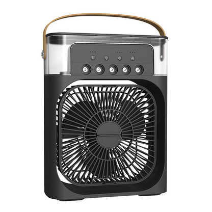 Compact Portable USB Misting Fan with Silent Cooling Spray