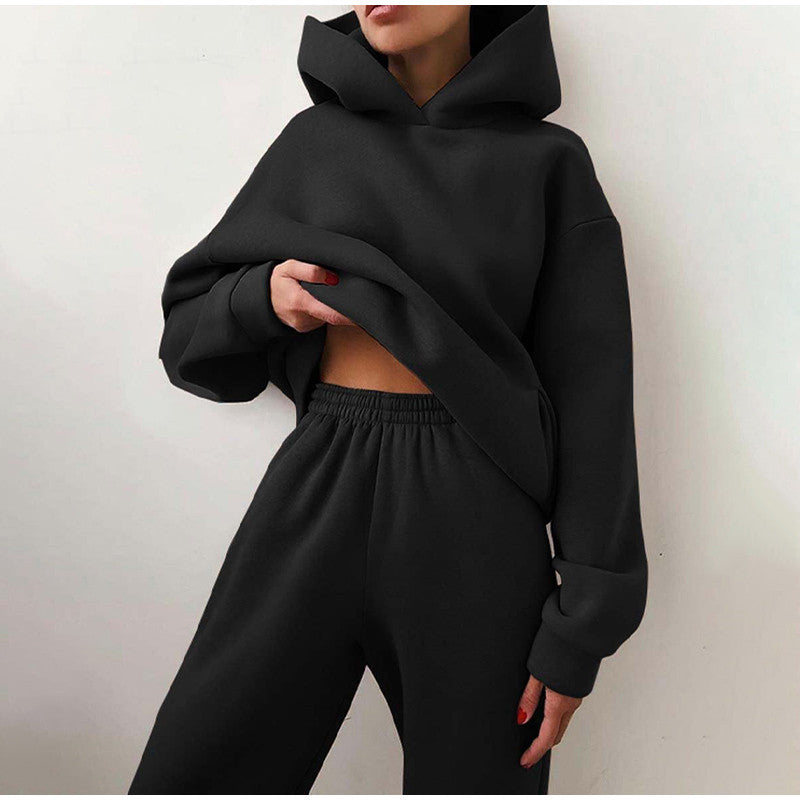 Comfortable Plus Size Hoodie and Jogger Set for Women