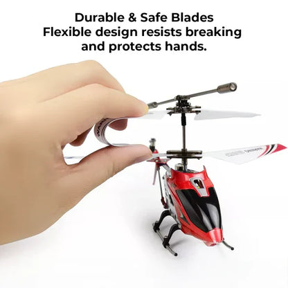 Red Durable Small Remote Control Helicopter with Gyro