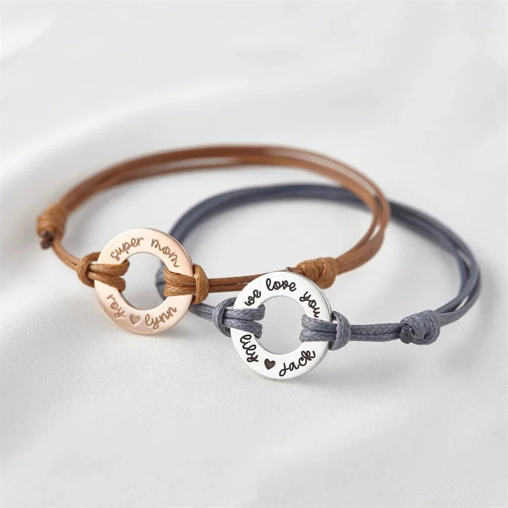 Customizable Initial Rope Chain Bracelet - Halri