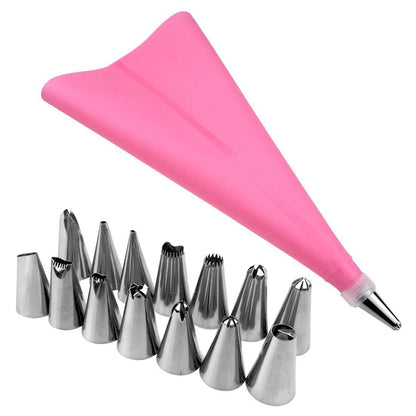 Deluxe Cake Decorating Tool Set (16pc) - Halri