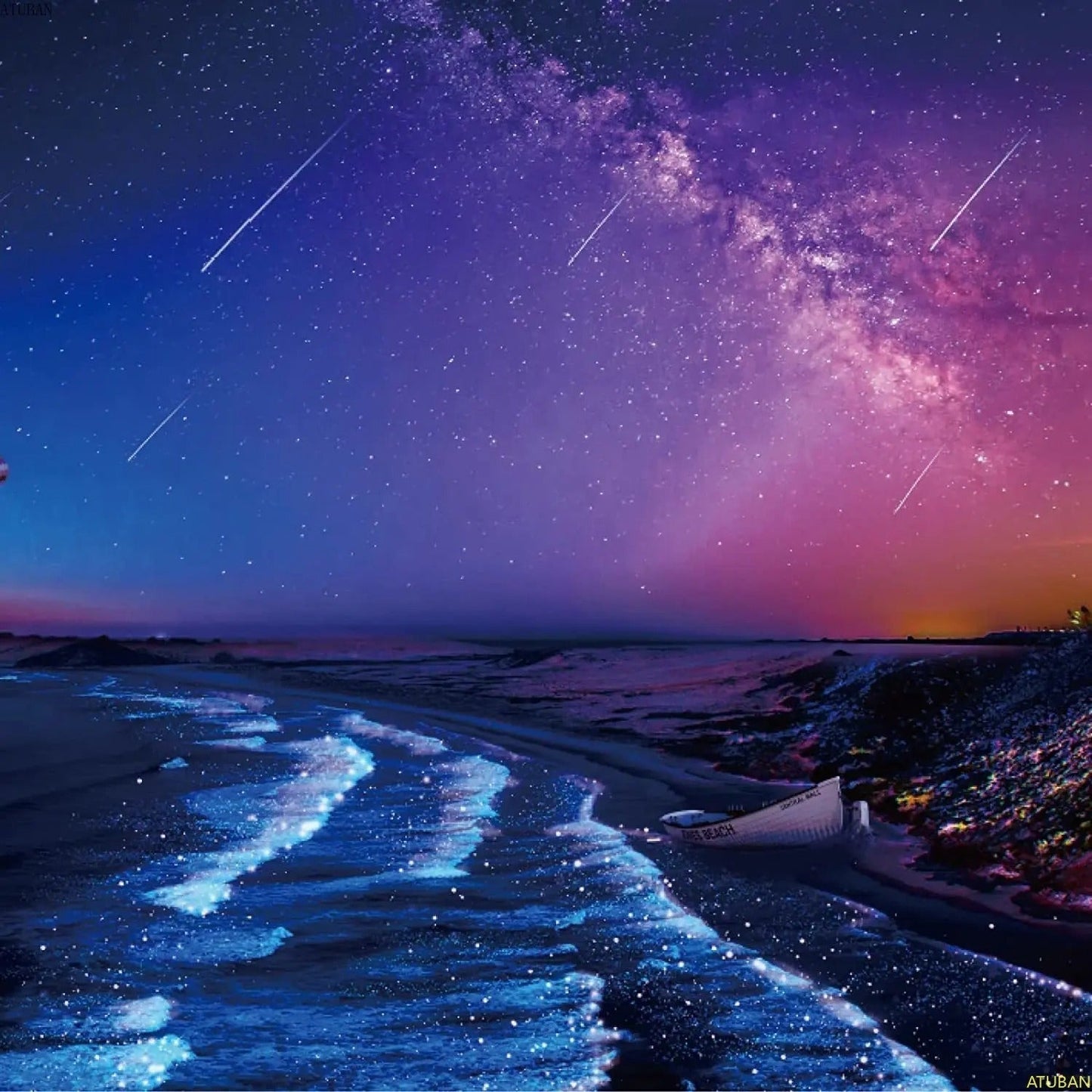 Colorful Galaxy Night Light Projector for Home