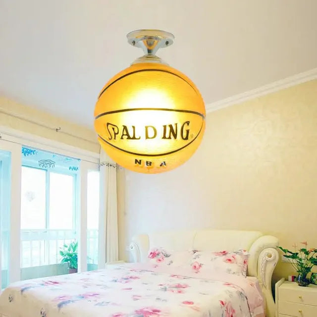 Fun Soccer Ceiling Light Fixture