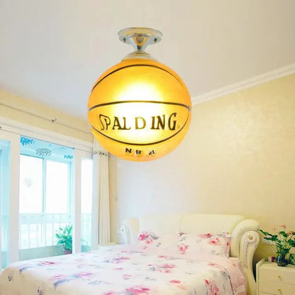 Fun Soccer Ceiling Light Fixture