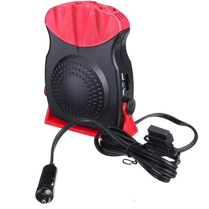 Compact Car Heater Fan with Defrost Function