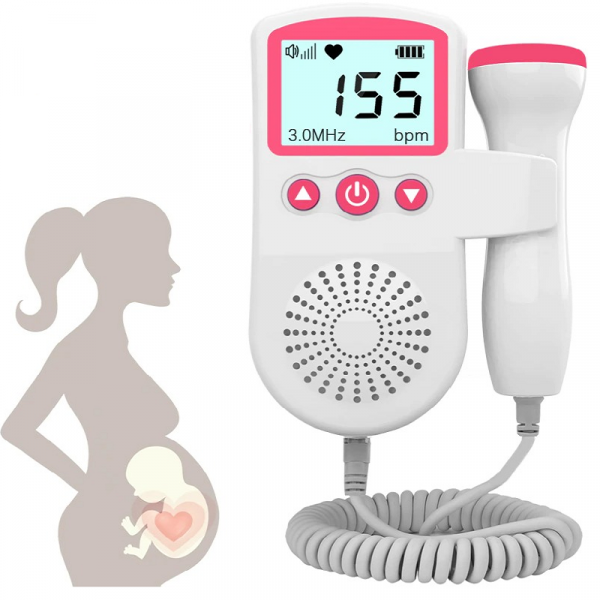 Portable Prenatal Fetal Heart Monitor with Digital Screen - Halri