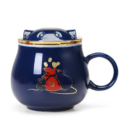 Traditional Asian Tea Steeper Mugs