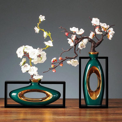 Elegant Glass Empty Decor Vase