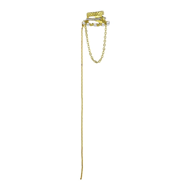 Halri | Chic Drop No Piercing Chain Earrings - Halri
