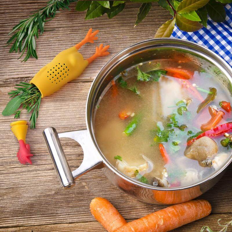 Flavorful Chicken Herb Soup Infuser Ball - Halri