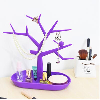 Rustic Bird Branch Storage Shelf