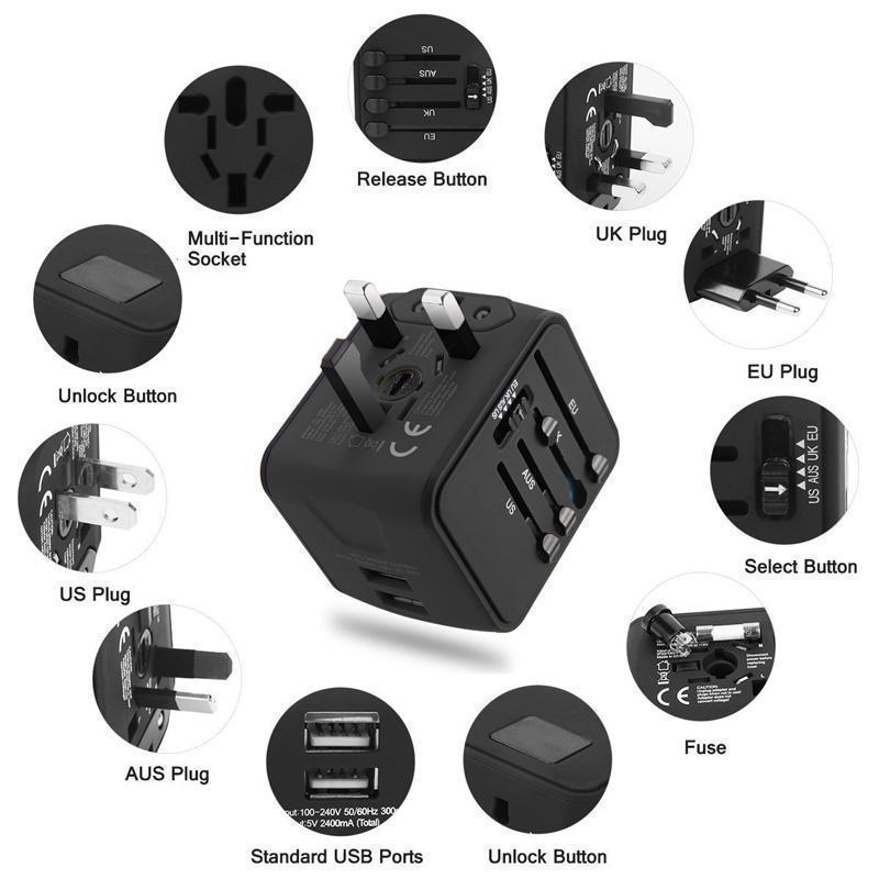 Compact Travel Charger Adapter