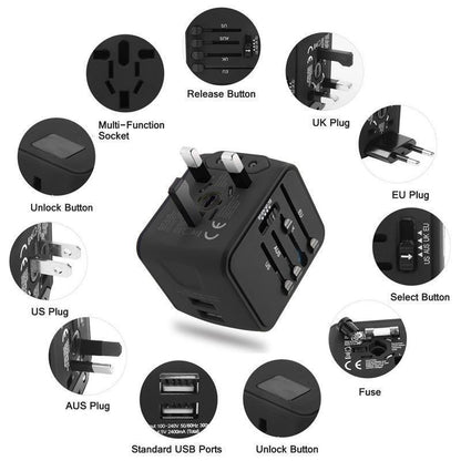 Compact Travel Charger Adapter