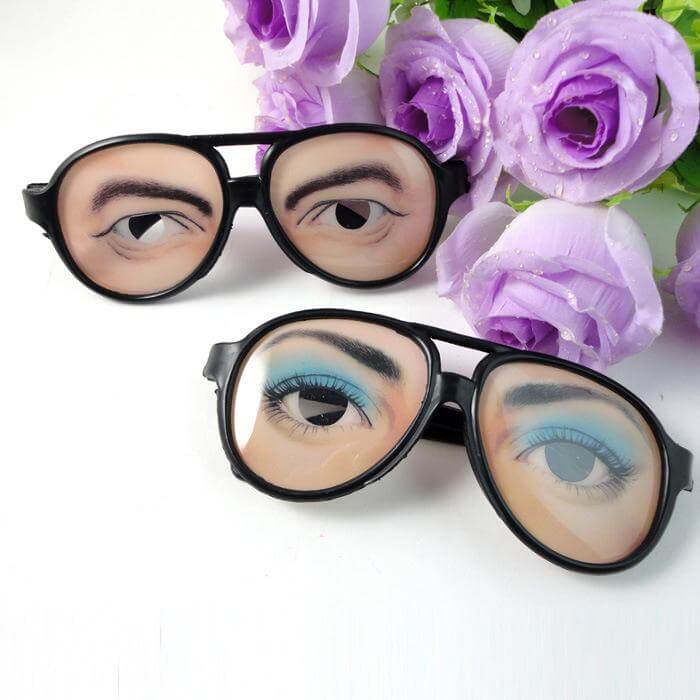 Fun Novelty Glasses With Funny Eyes - Halri