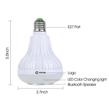 Colorful LED Bulb Speaker
