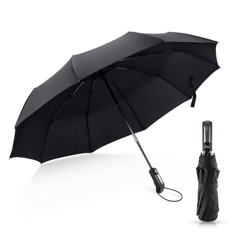 Premium Auto Open Close Compact Umbrella - Halri