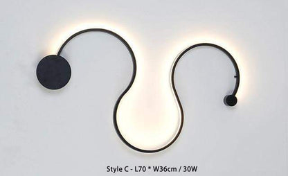 Unique Flush Mount Contemporary LED Ceiling Light Fixture