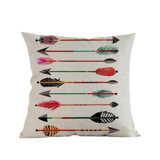 Colorful Pattern Throw Pillow Covers - Halri