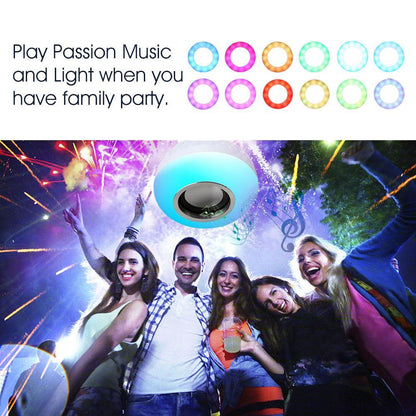 Colorful LED Bulb Speaker
