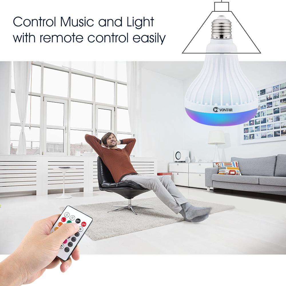 Colorful LED Bulb Speaker