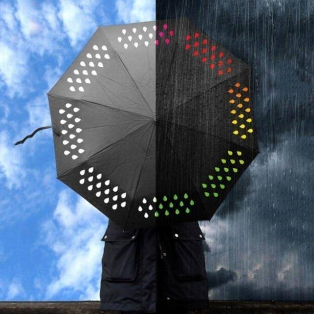 Colorful Automatic 3 Fold Umbrella - Halri