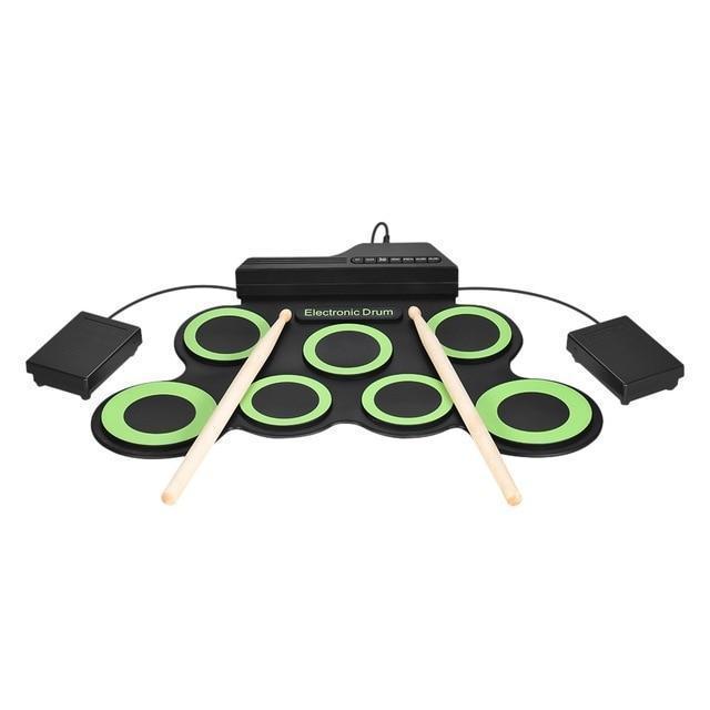 Compact Foldable Digital Drum Kit Set - Halri