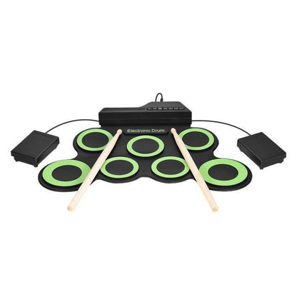 Compact Foldable Digital Drum Kit Set - Halri