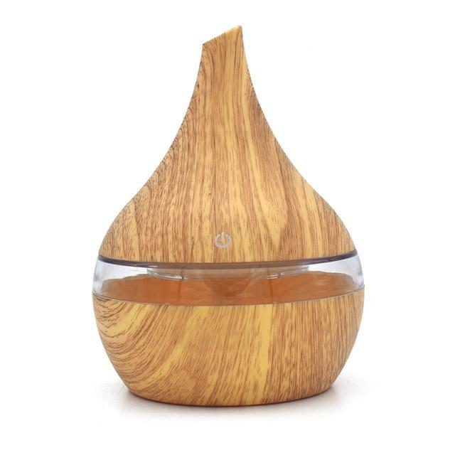 Natural Wood Electric Cool Mist Aroma Diffuser - Halri