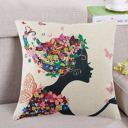 Colorful Forest Pattern Soft Pillow Covers