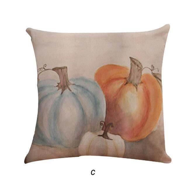 Autumn Pumpkin Throw Pillow Covers