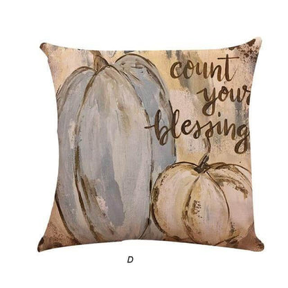 Autumn Pumpkin Throw Pillow Covers