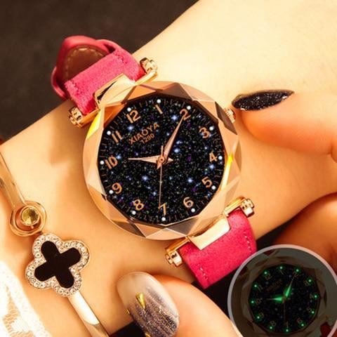 Colorful Galaxy Star Ladies Fashion Bracelet Watch