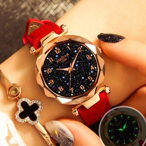 Colorful Galaxy Star Ladies Fashion Bracelet Watch