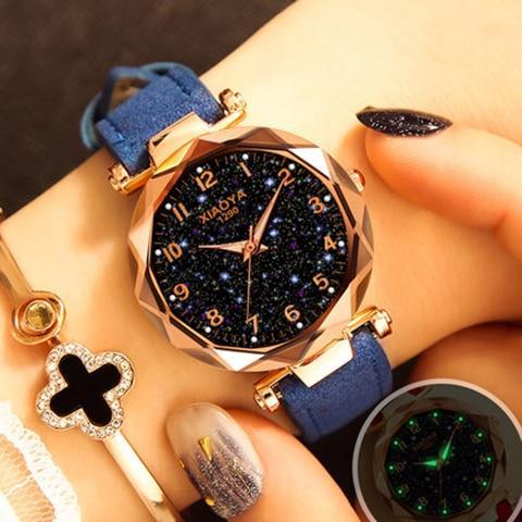 Colorful Galaxy Star Ladies Fashion Bracelet Watch